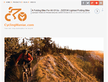 Tablet Screenshot of cyclingmaniac.com